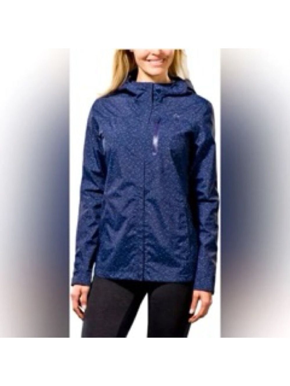 Paradox Patterned Rain Hoodie Jacket